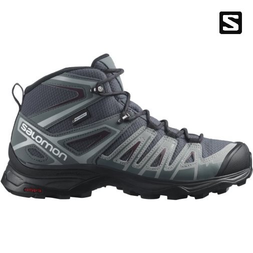 Salomon X Ultra Pioneer Mid CSWP Women's Hiking Boots Dark Grey | CA 16Y29